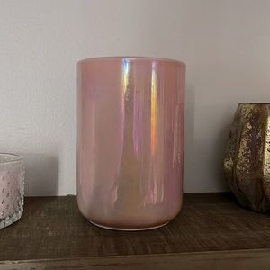 New! Pink Rose Natural Soy Candle